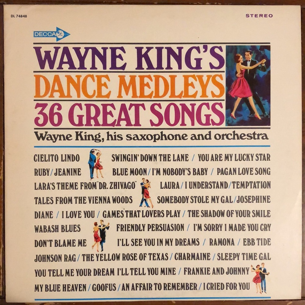 Wayne King ...King's Dance Medleys Vinyl Lp